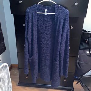 Zenana women’s size M navy blue cardigan